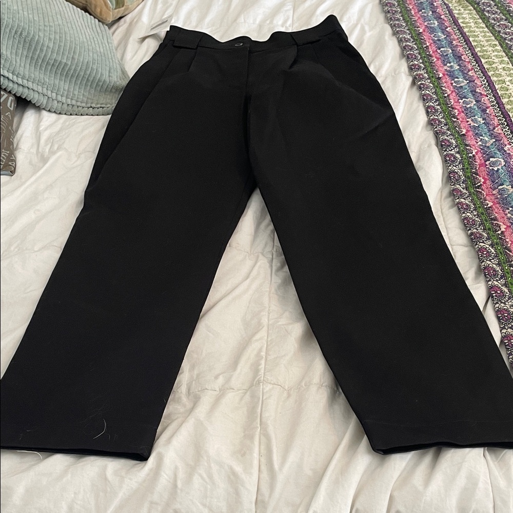 Louis Vuitton Classic Black Wide-Leg Pants